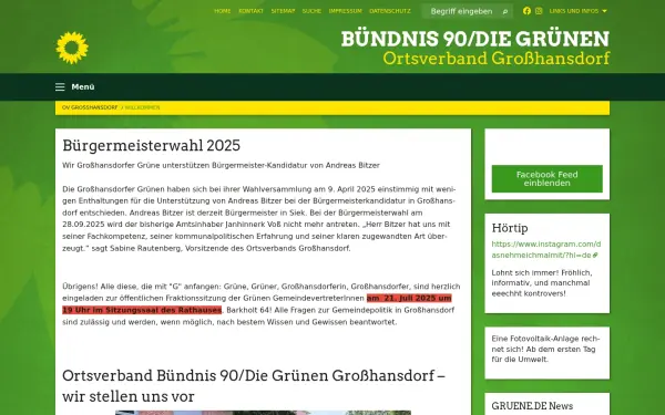 www.gruene-grosshansdorf.de