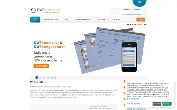 www.dw-formmailer.de
