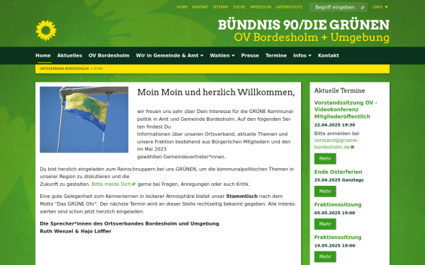 gruene-bordesholm.de