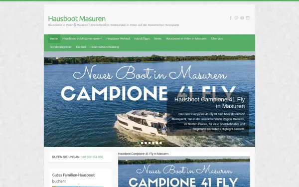 hausboote-masuren.de