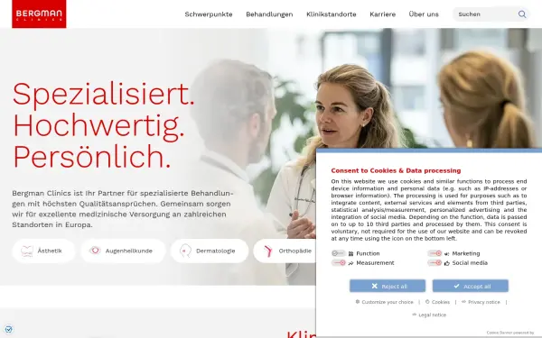 bergmanclinics.de