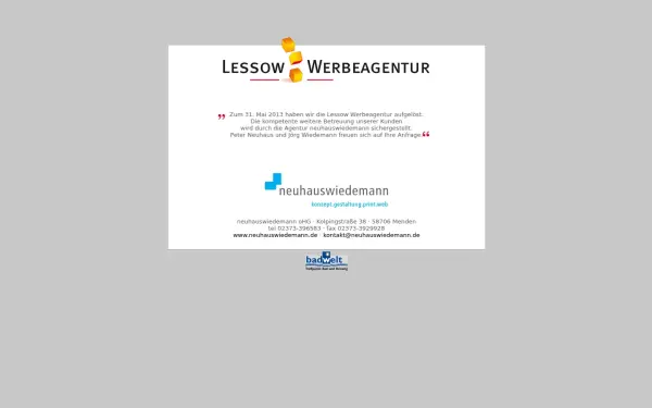lessow-werbeagentur.de