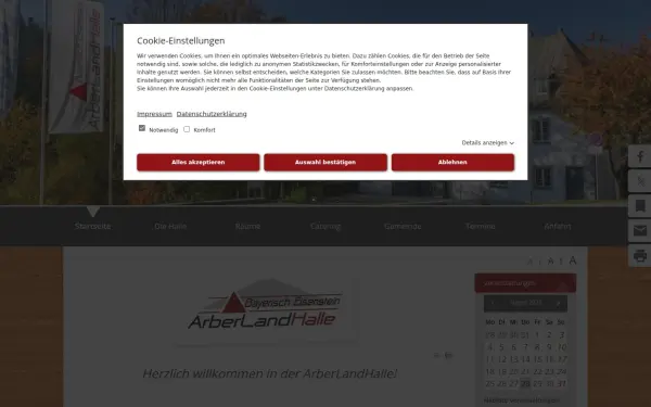 www.arberlandhalle.de