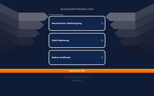 pressureforsteam.com