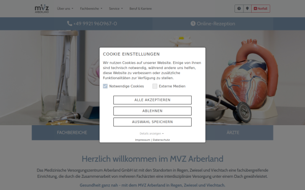 www.mvz-arberland.de