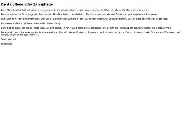dentalpflege.de