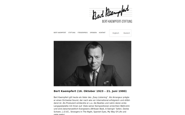 bert-kaempfert-stiftung.de