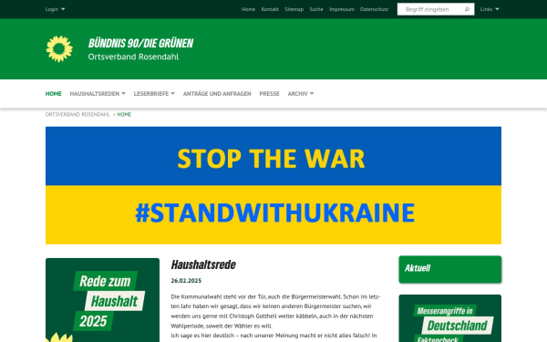 www.gruene-rosendahl.de