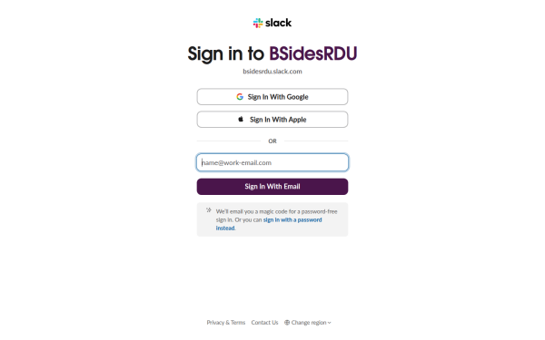 bsidesrdu.slack.com