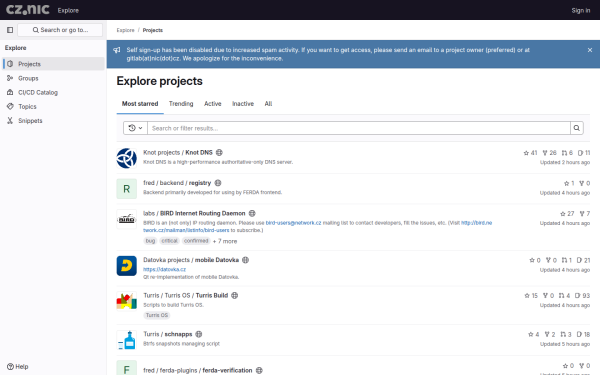 gitlab.nic.cz