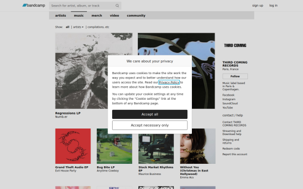 thirdcomingrecords.bandcamp.com