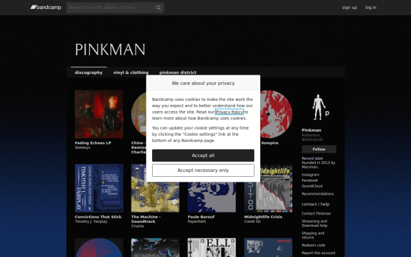 pinkman.bandcamp.com