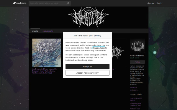 humannebula.bandcamp.com