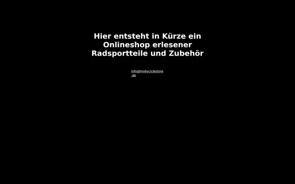 www.mybicyclestore.de