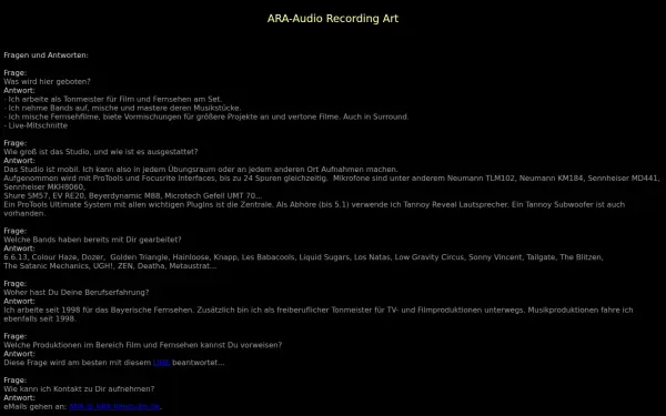 ara-tonstudio.de