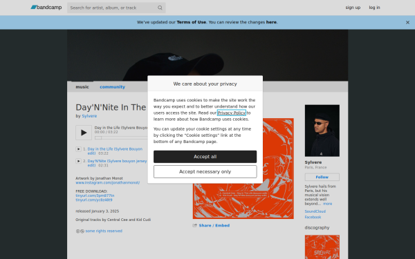sylvere.bandcamp.com
