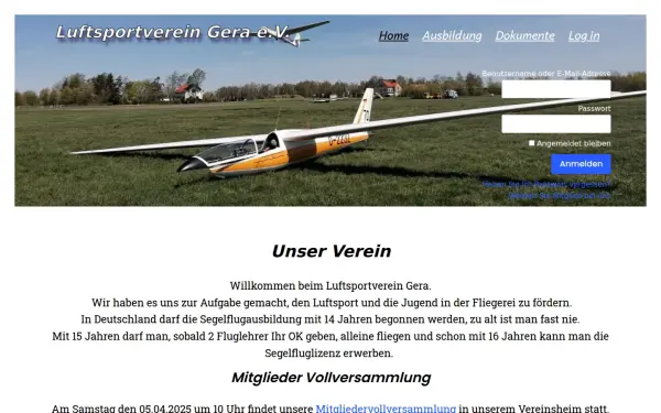 luftsportverein-gera.de