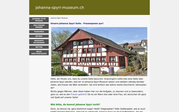 www.johanna-spyri-museum.ch