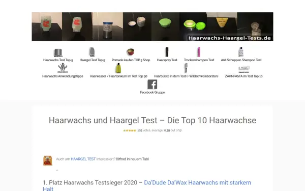 haarwachs-haargel-tests.de