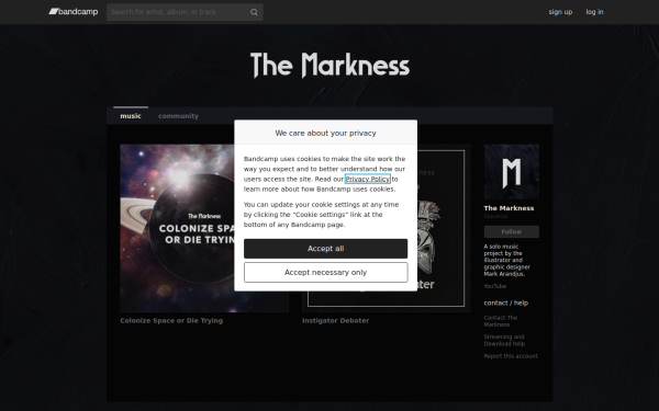 themarkness.bandcamp.com