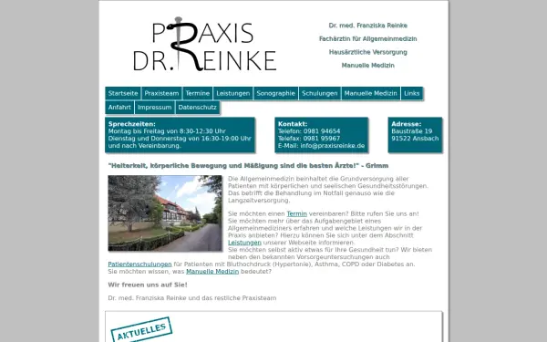 www.praxisreinke.de