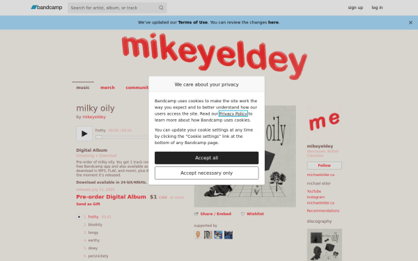 mikeyeldey.bandcamp.com
