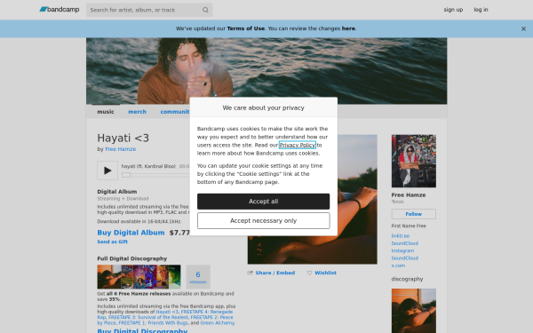 freehamze.bandcamp.com