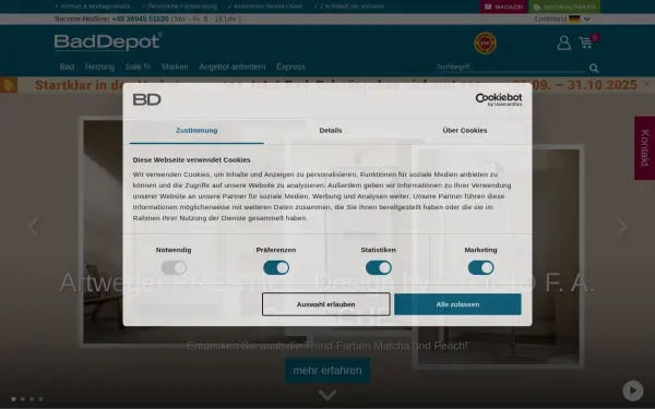 www.baddepot.de