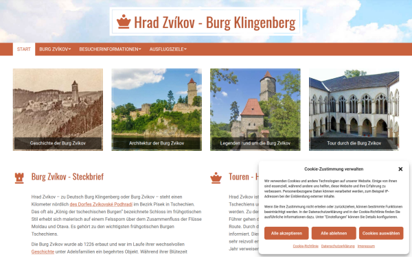 www.hrad-zvikov.eu