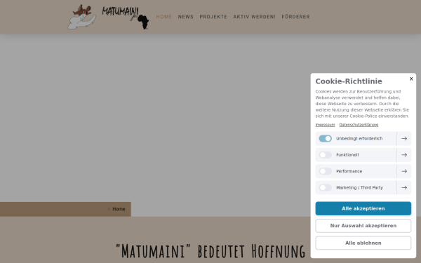 www.matumaini-for-africa.org