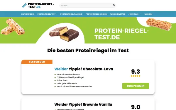 www.protein-riegel-test.de