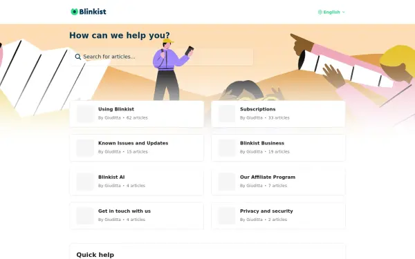 support.blinkist.com