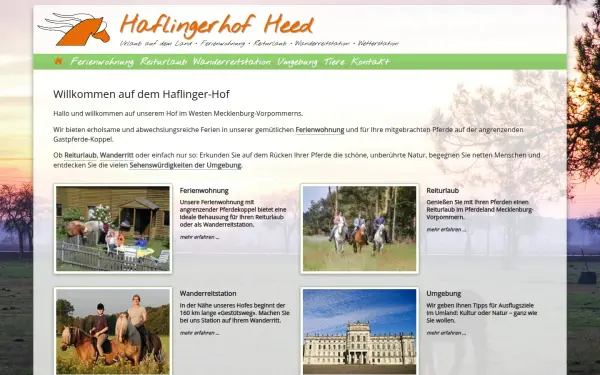 www.haflingerhof-heed.de