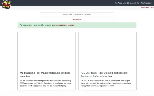 www.appticker.de