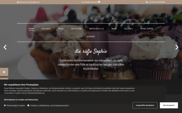 www.diesuessesophie.at