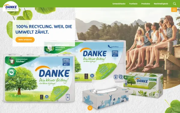 www.danke.de