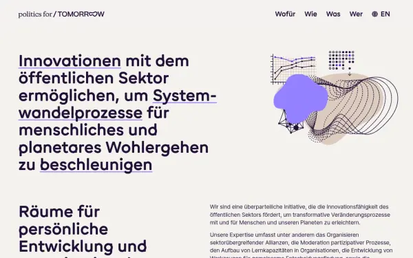 www.politicsfortomorrow.de