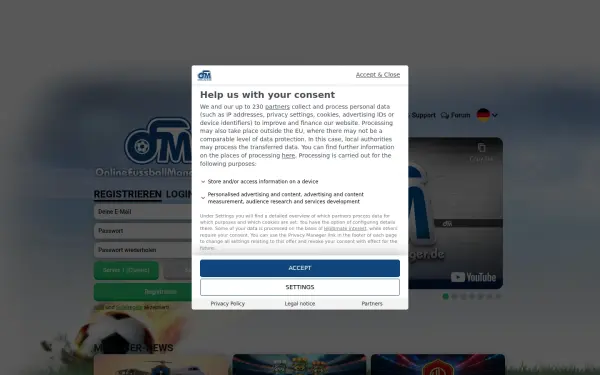 www.onlinefussballmanager.de