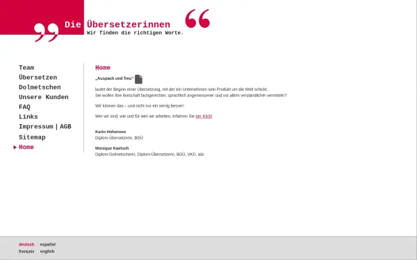 www.die-uebersetzerinnen.de