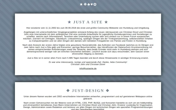 www.justasite.de