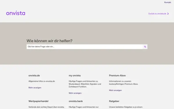 hilfe.onvista.de