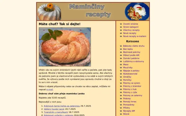 www.mamincinyrecepty.cz