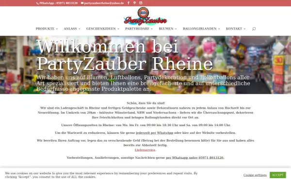 www.partyzauber-rheine.de