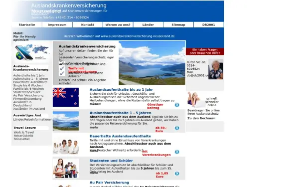 auslandskrankenversicherung-neuseeland.de