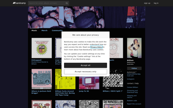 hiimbilliam.bandcamp.com