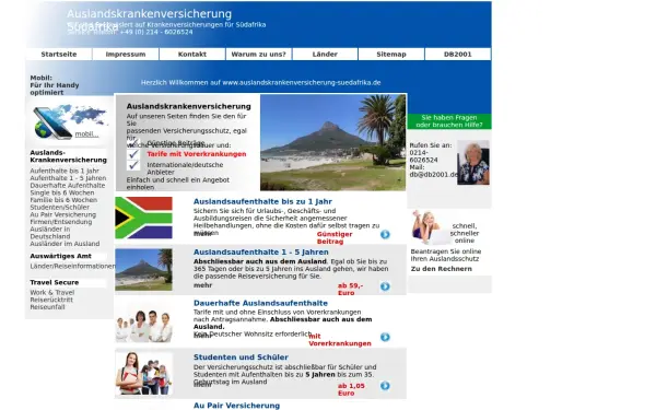 auslandskrankenversicherung-suedafrika.de