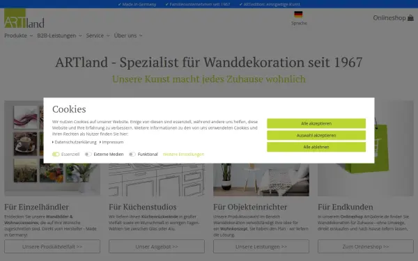 www.artlandgmbh.de