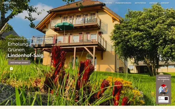 lindenhof-saig.de