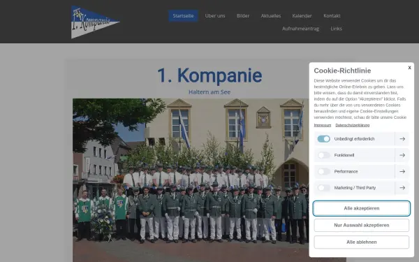 www.1-kompanie-haltern.de