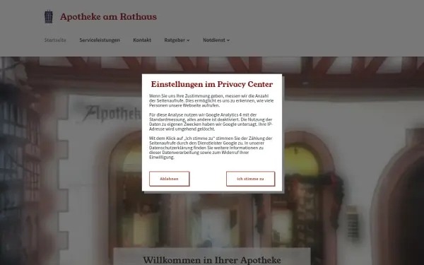 www.apothekeamrathausalsfeld.de